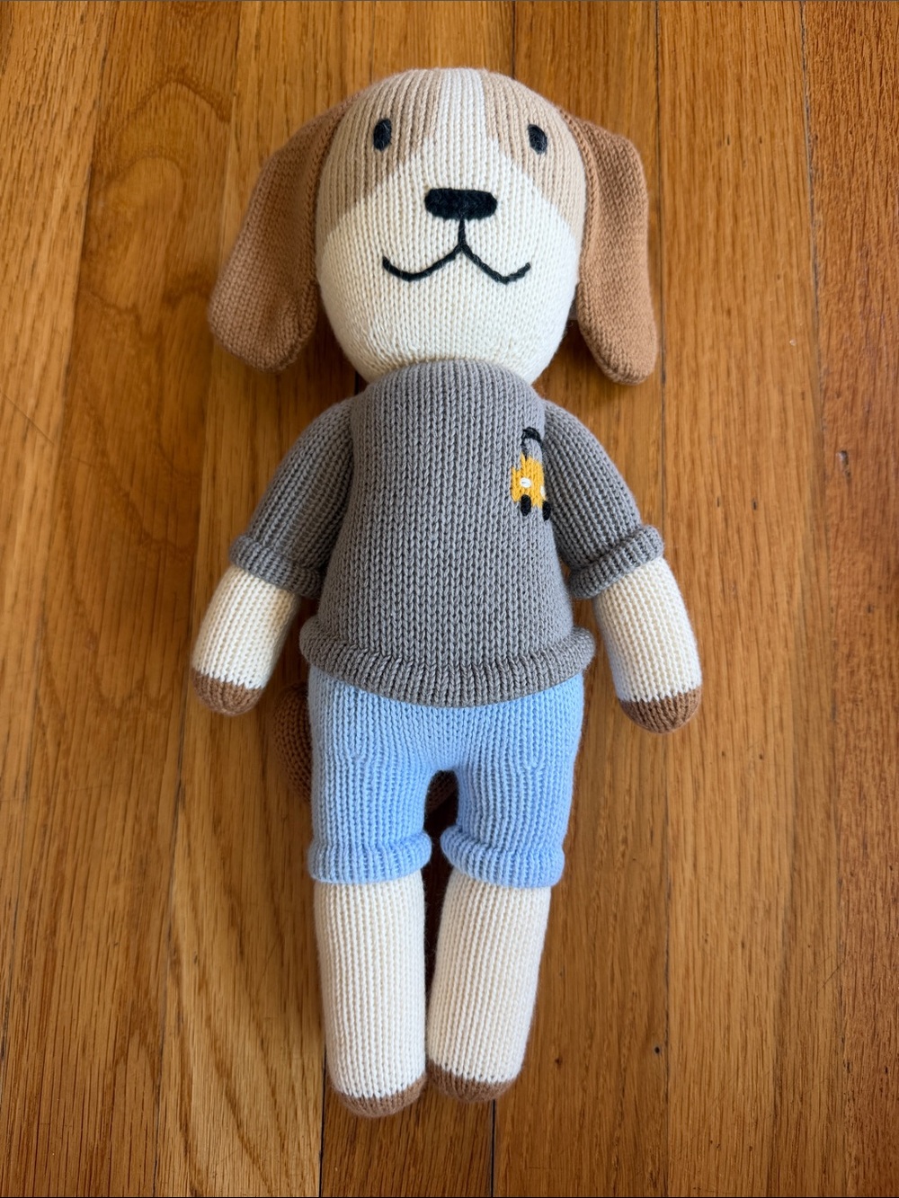 Estella Frank the Dog Knit Doll